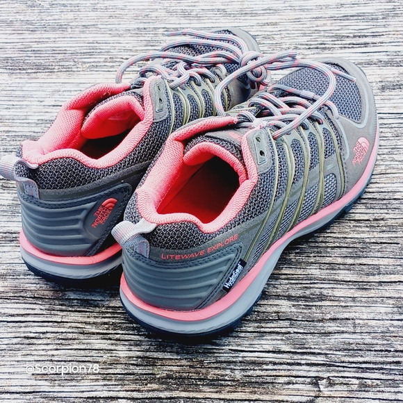 Northface Storm LiteWave Explore Waterproof Trail Hiking Shoes Size 7.5 Women - Picture 6 of 8